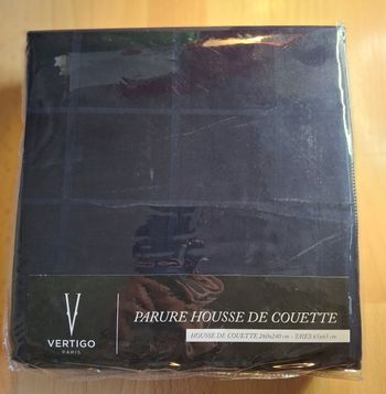 Parure Housse De Couette Neuve Vertigo 100 % Coton