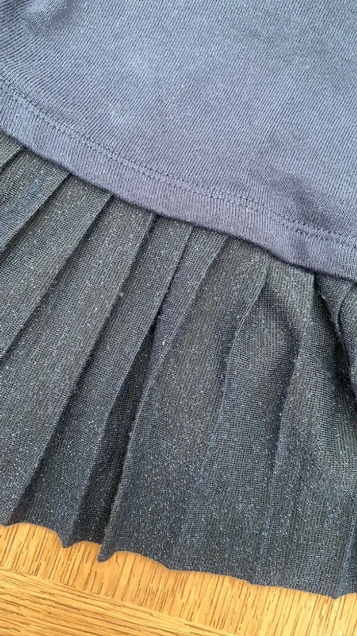 Robe tao fille 3 mois bleu marine - photo numéro 4