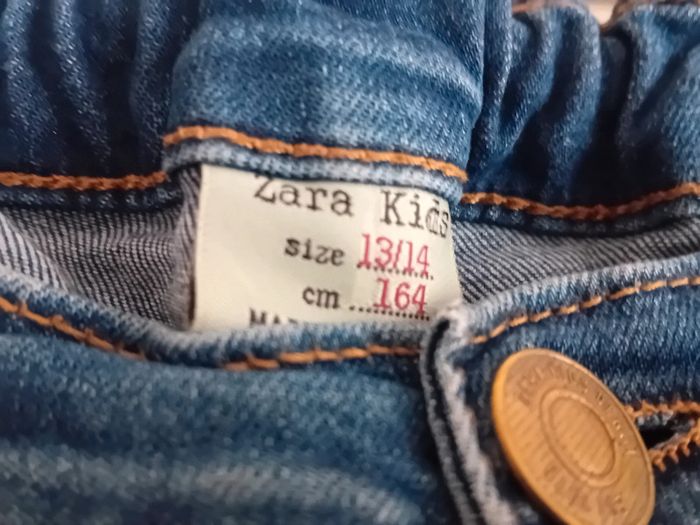 Jean bleu Zara Kids 13-14 ans - photo numéro 4