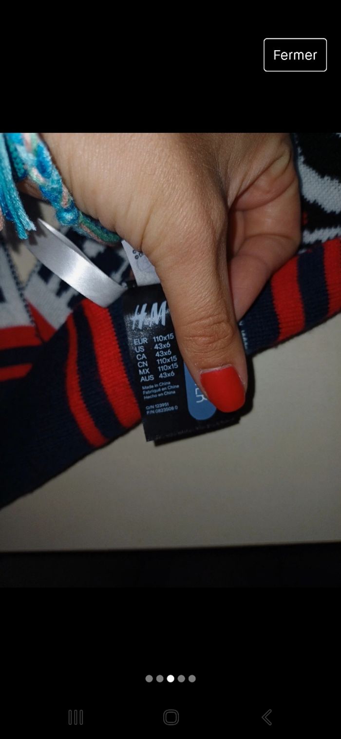 Bonnet et echarpe Mickey - photo numéro 3