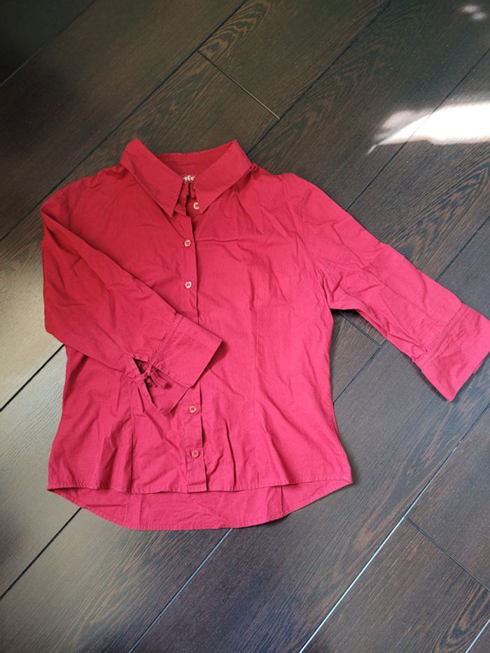 Chemise rouge bordeaux Jennyfer taille 42