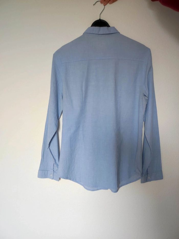 Chemise femme manches longues Pimkie bleu - photo numéro 3