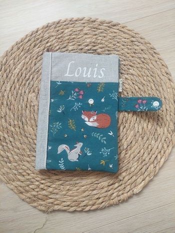 Protège carnet de santé personnalisé (🦊 )