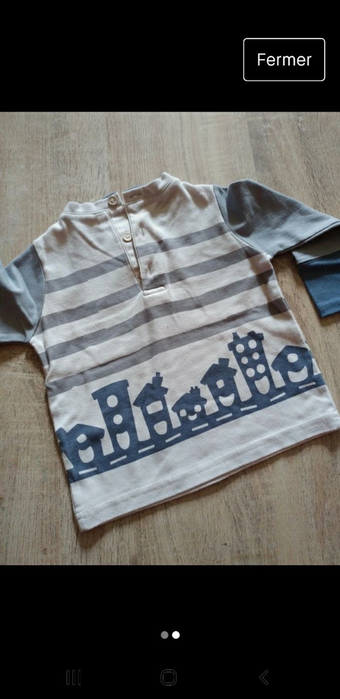 Tee shirt garçon 18 mois - photo numéro 2