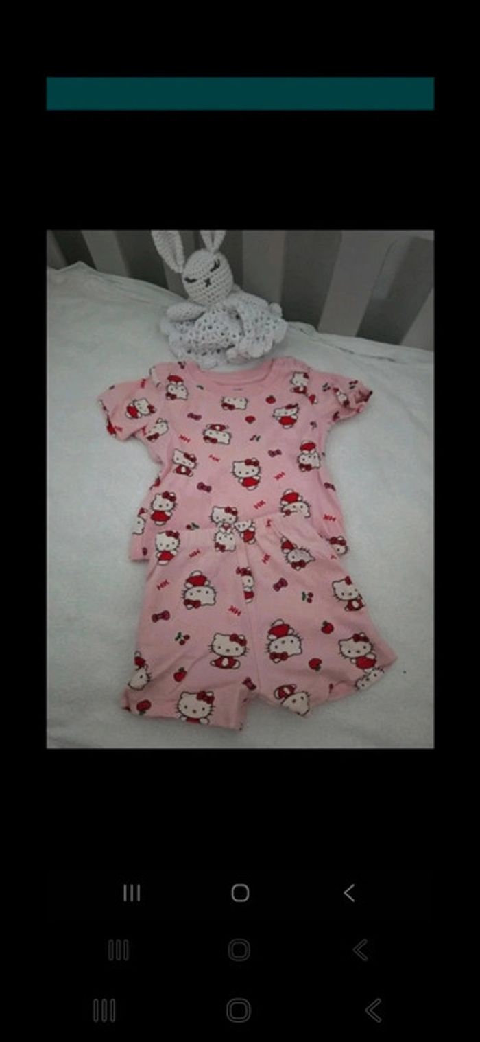 Ensemble hello kitty 6 mois fille