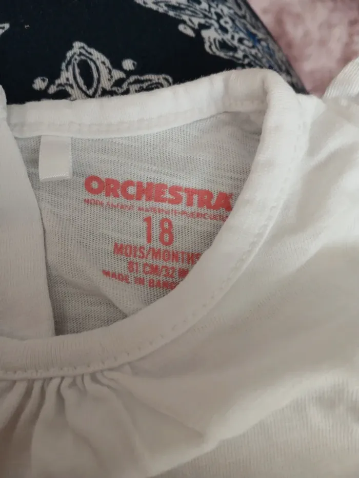 Tee short bébé fille orchestra - photo numéro 3