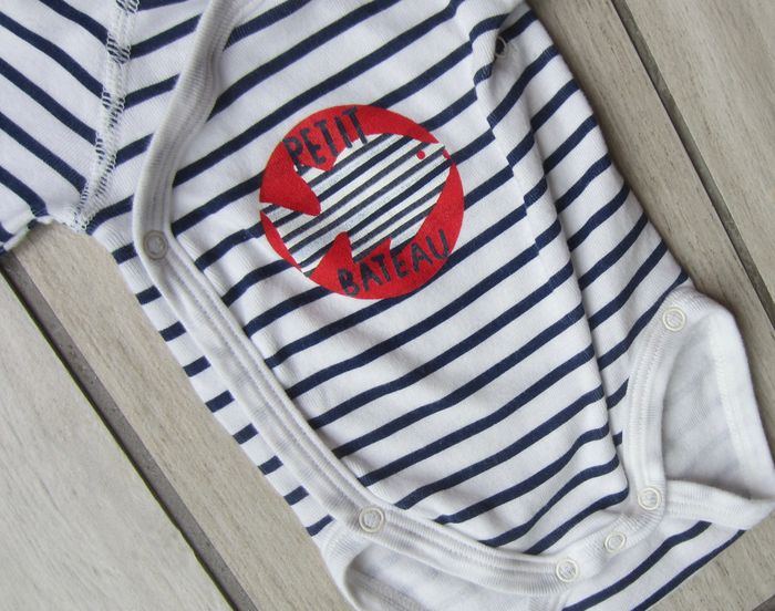 Bodie naissance marine et blanc - photo numéro 2