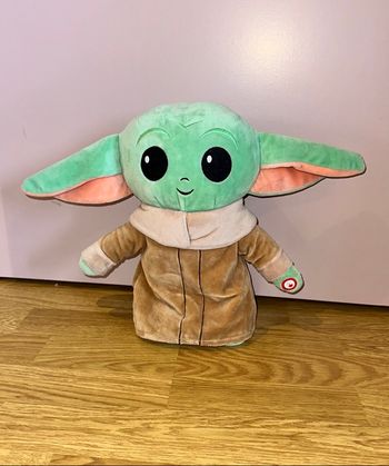 Peluche Baby Yoda Lumineux 32cm