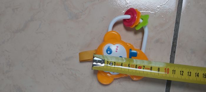 Hochet singe orange - photo numéro 3