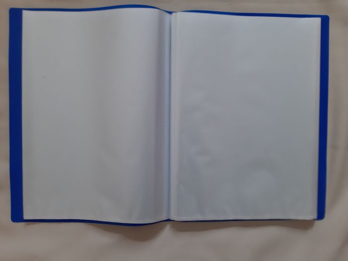 porte-vues / protège-documents - 80 vues - bleu - photo numéro 4
