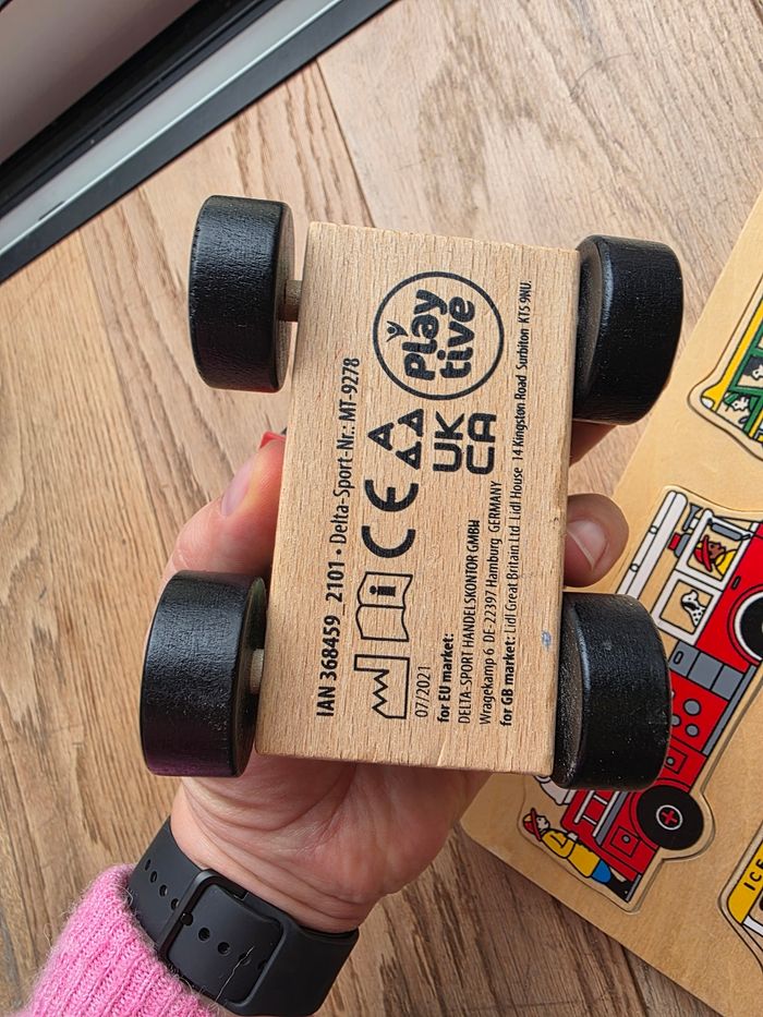 Jeu en bois puzzle voiture - photo numéro 7