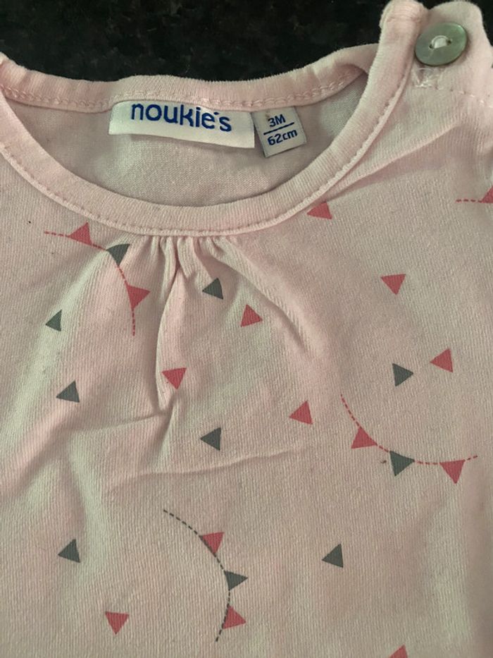 Lot 3 tee shirts manches courtes - 3 mois - photo numéro 4