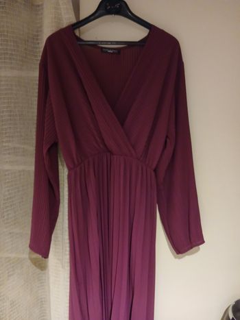 Robe longue violet T