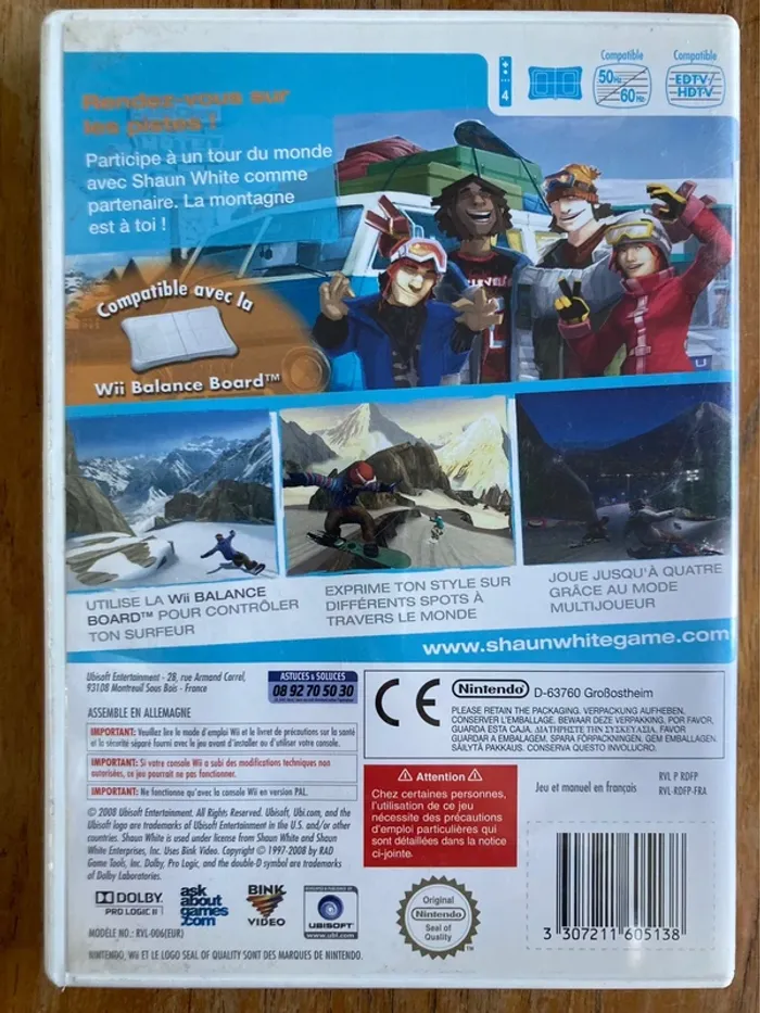 ShaunWhite snowboarding Wii - photo numéro 2