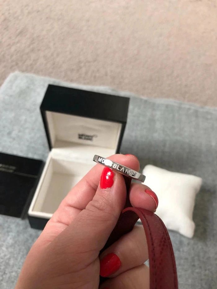 Bracelet en cuir Montblanc neuf - photo numéro 4