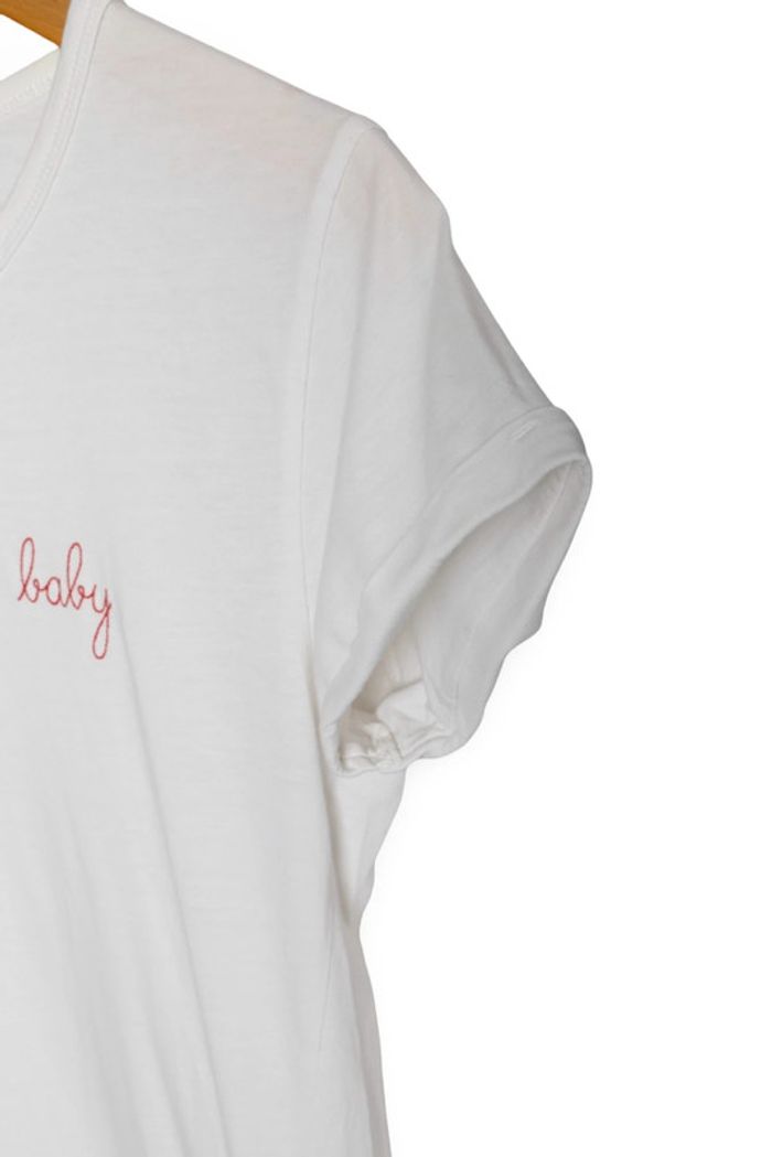 Teeshirt blanc Baby 100% coton Maison Labiche Taille S - photo numéro 2