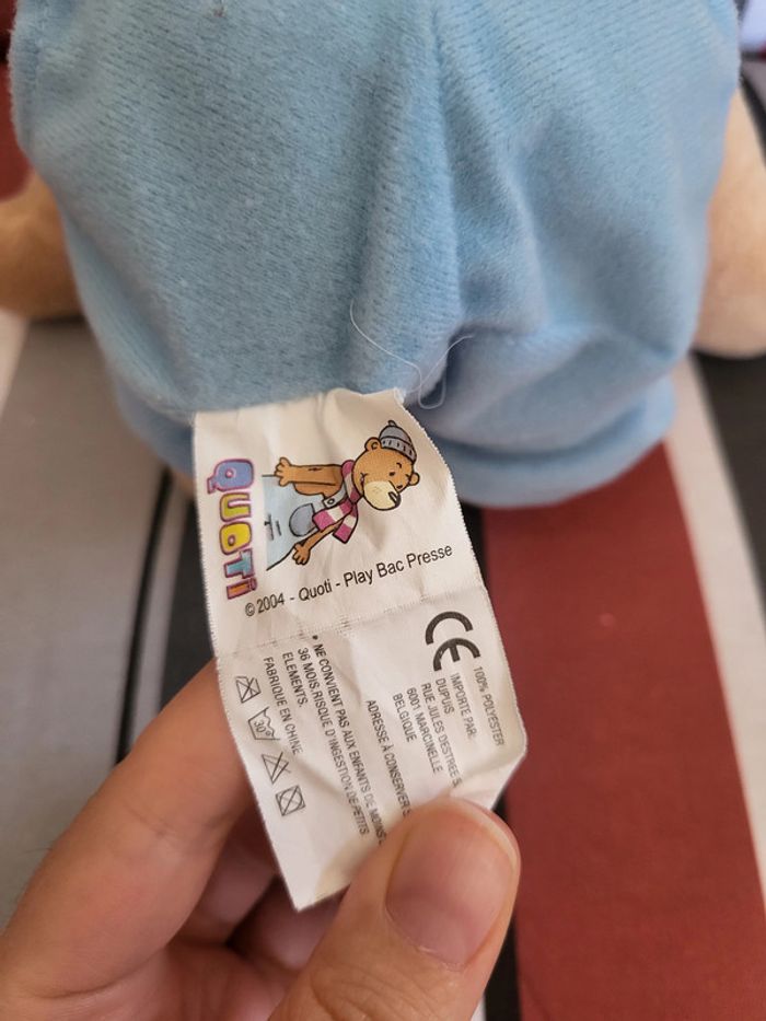 Peluche ours Quoti - photo numéro 4