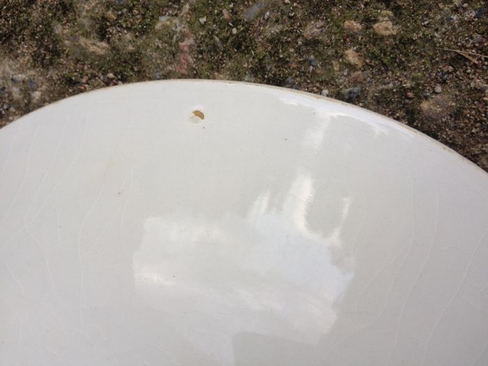 Assiette creuse blanche motifs fleurs - photo numéro 7