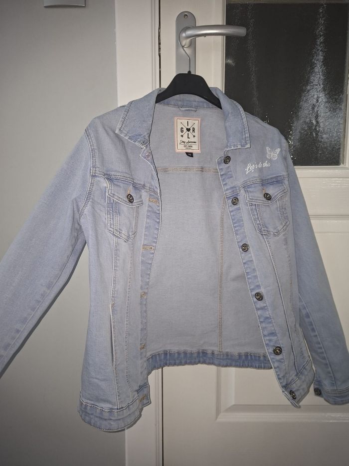 Veste en jeans fille