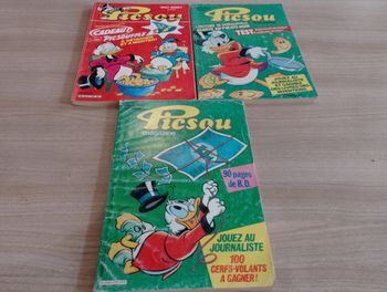 Lot de 3 Picsou magazine, n° 172, 127, 168