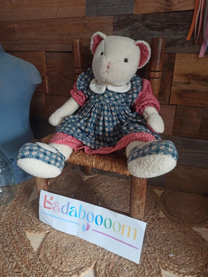 Peluche ours vintage moulin Roty tbe - photo numéro 3