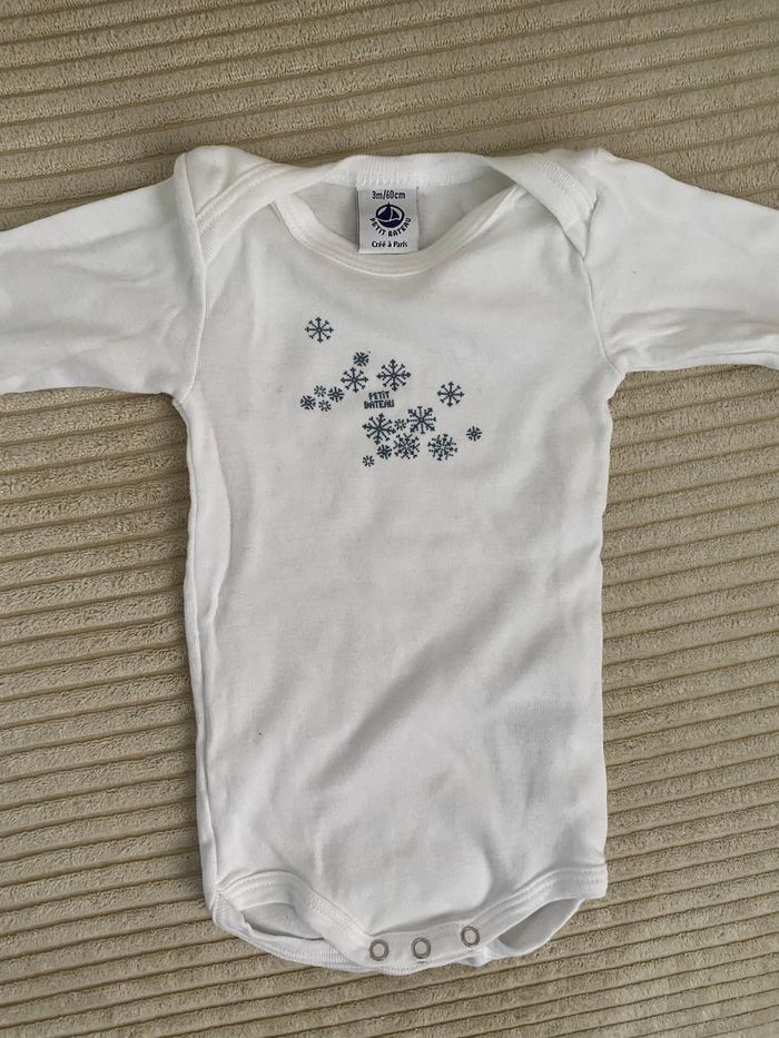 Lot de 3 bodies Petit Bateau - photo numéro 3