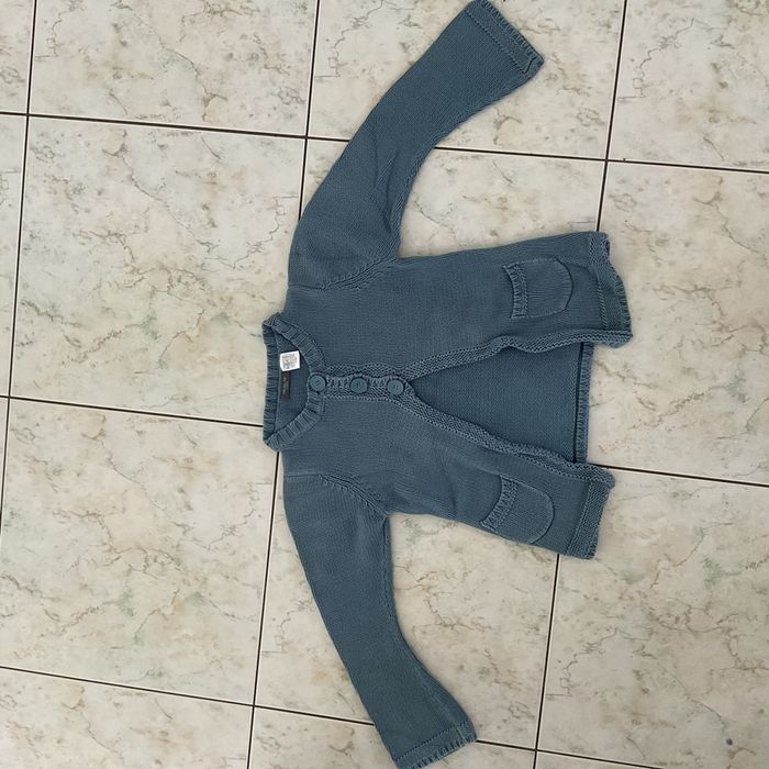 Gilet bleu taille 10 ans