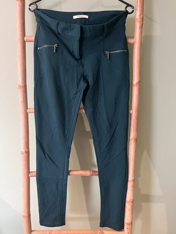 Pantalon slim Camaïeu taille 36 - style city chic