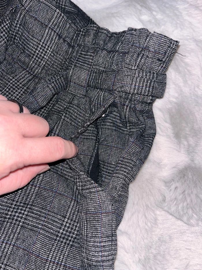 Short a carreaux taille haute cache cache 42 - photo numéro 3