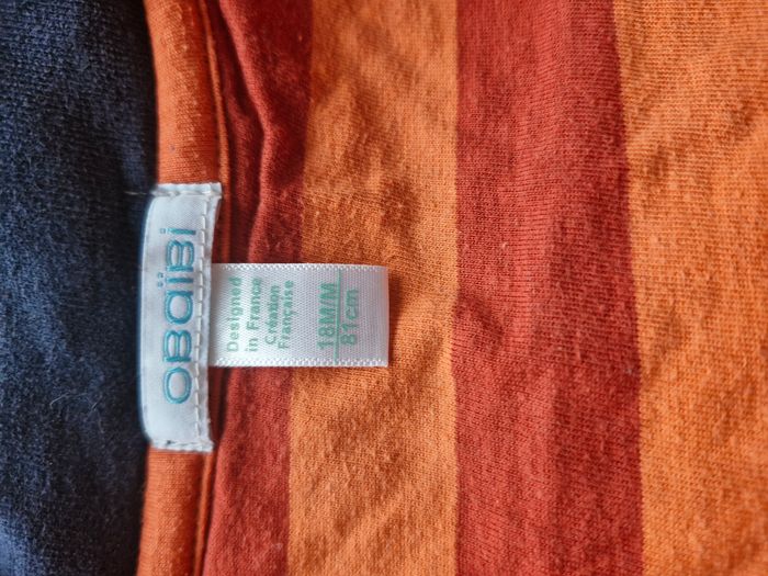 Manteau zippé garçon 18 mois 81 cm Obaïbi Bleu marine - photo numéro 6