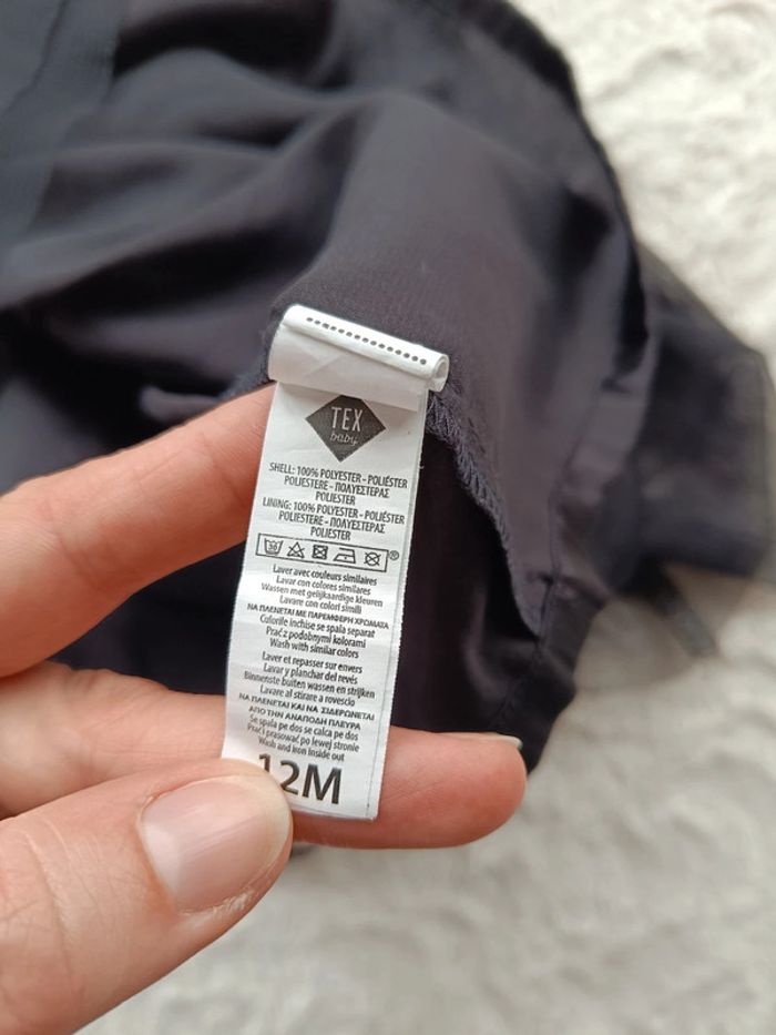 Robe de fête anniversaire mariage Noël sequins Fille 12 mois Tex Baby - photo numéro 7