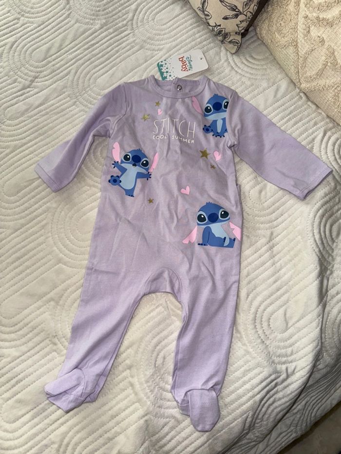 Pyjama stitch couleur Lila neuf 6 mois - photo numéro 2