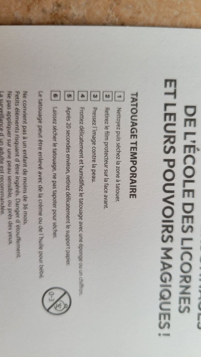 Tatouage temporaire enfant Unicorn Academy L'école des licornes - photo numéro 4