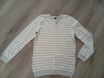 Pull en coton col V