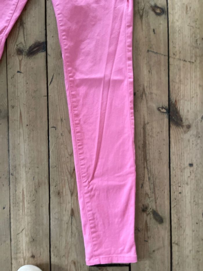 Pantalon rose H&M, taille 38 - photo numéro 2