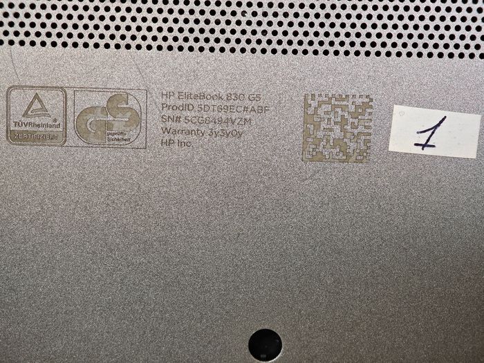 Ordinateur Portable HP EliteBook 830 G5/ 13"/ Core i5-8350U/ SSD 256Go/ Ram 8Go/ UHD Graphics 620/ W10 Pro/ Garanti 1 an - photo numéro 8