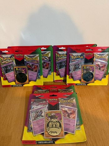 Lot de 6 Tripack Pokémon (RARE)