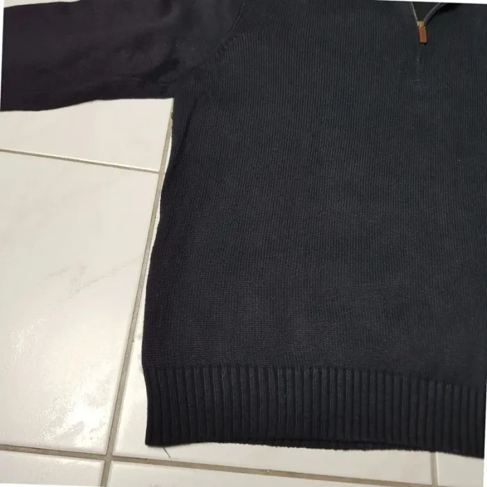 Pull Camionneur half demi zip Ralph Lauren XXL Noir - photo numéro 7