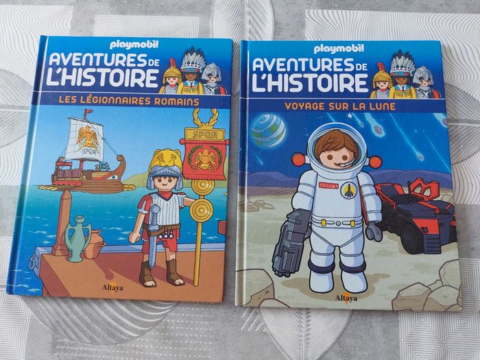 Lot 6 livres playmobil Aventure de l'histoire - photo numéro 2