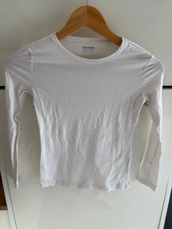 Tee shirt fille blanc 8 ans