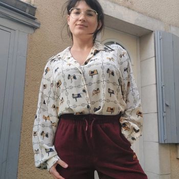 Blouse Vintage pour plusieurs XL