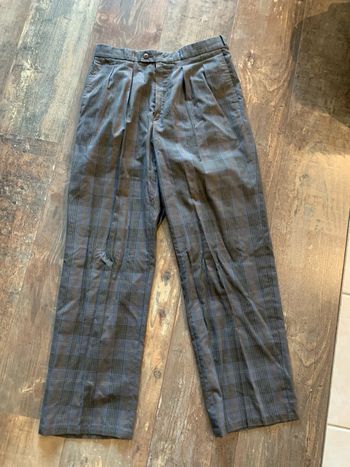 Pantalon carreaux vintage