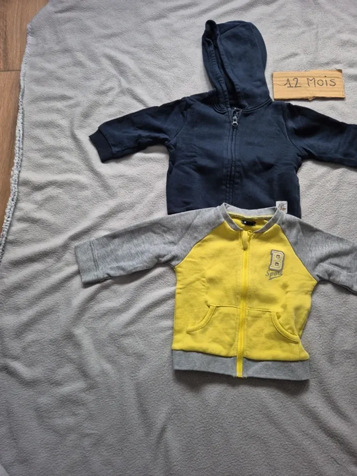 Lot gilets garçon 12 mois kiabi - photo numéro 2