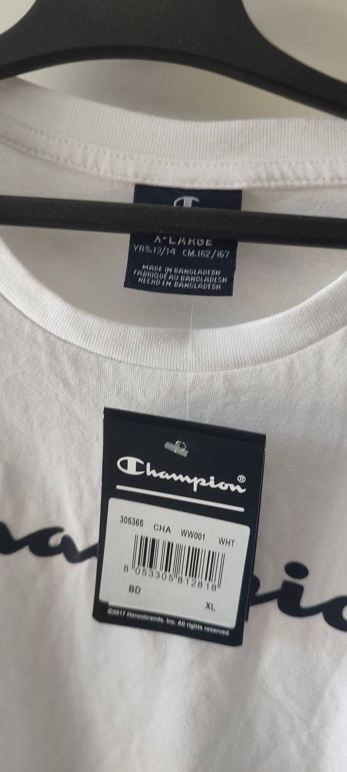 Tee shirt champion 13 /14 ans - photo numéro 4