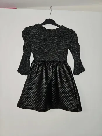 Robe bi matière 4 ans