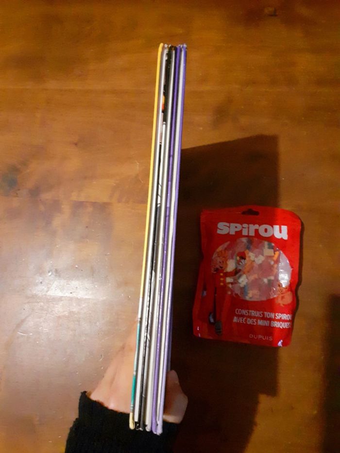 Spirou - 3 BD + 1 jeu de construction (mini briques) - photo numéro 4