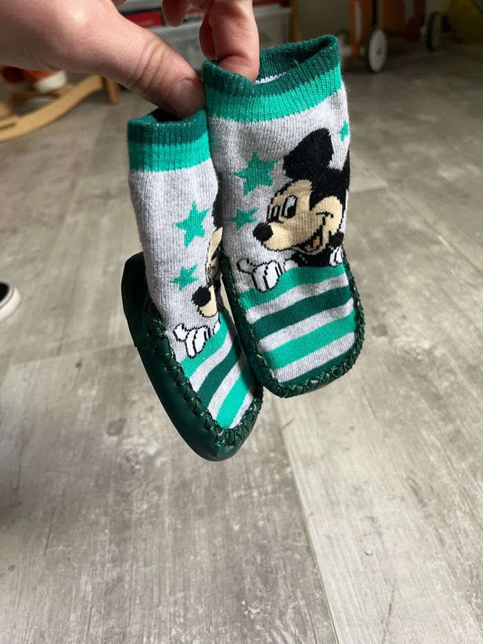 Chaussons chaussettes Mickey - photo numéro 2