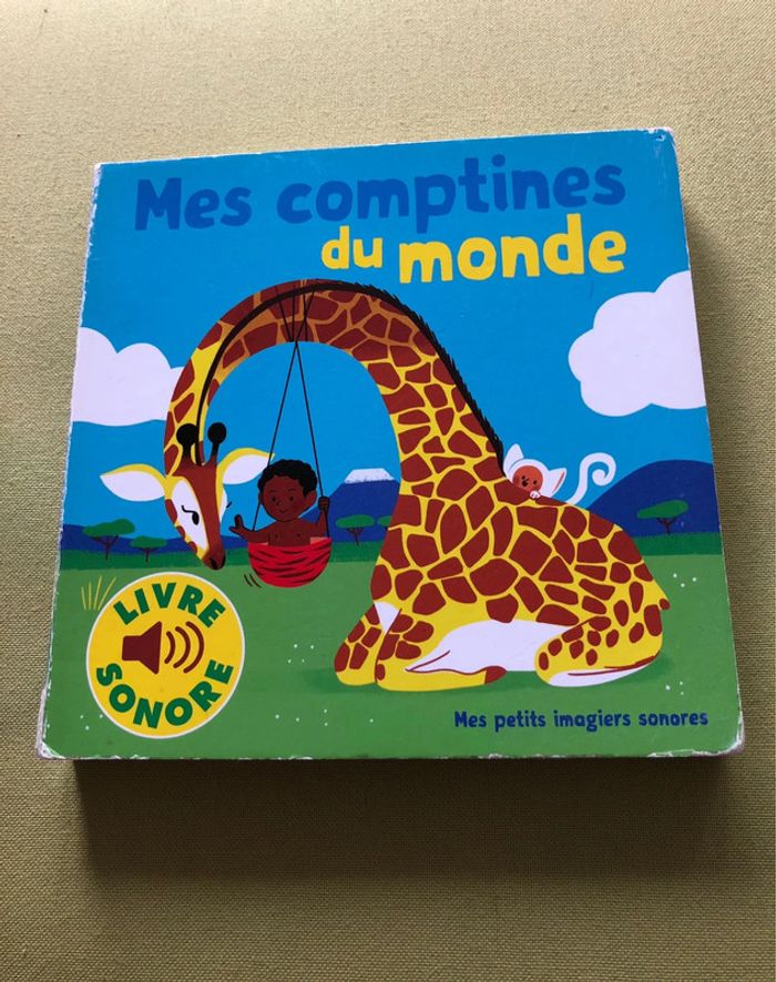 Livre mes petits imagiers sonores mes comptines du monde
