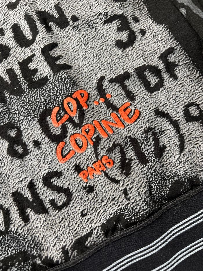 T-shirt manche longue à capuche Cop Copine vintage 2000s - photo numéro 4