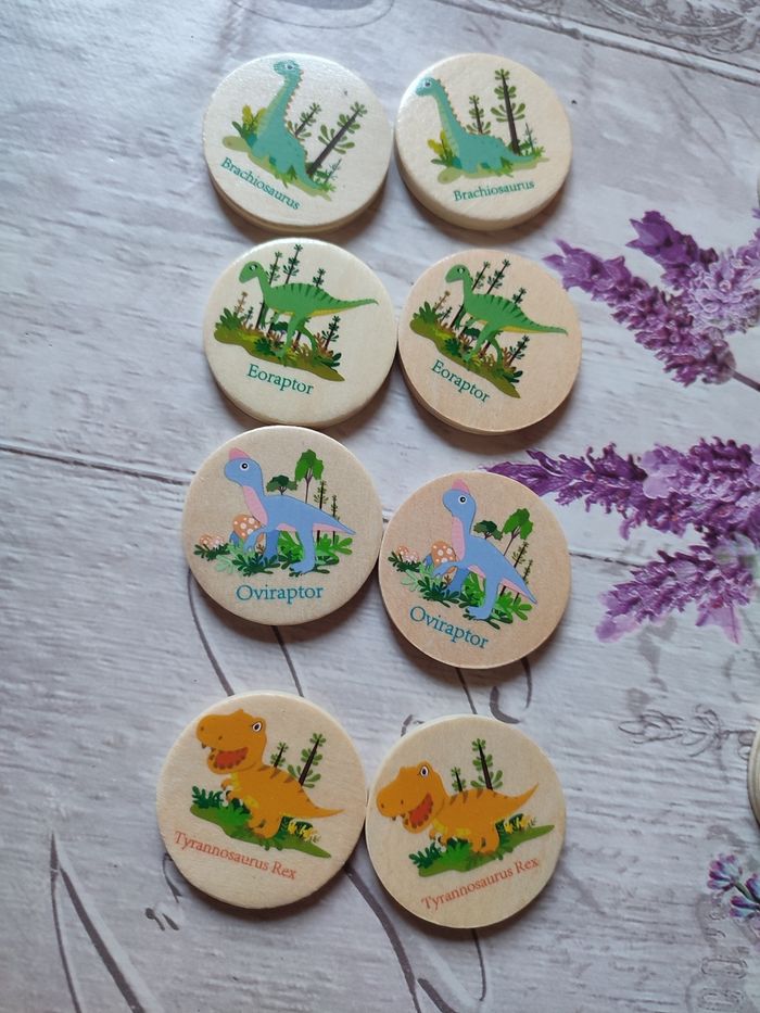 Jeu de mémoire dinosaure - photo numéro 2